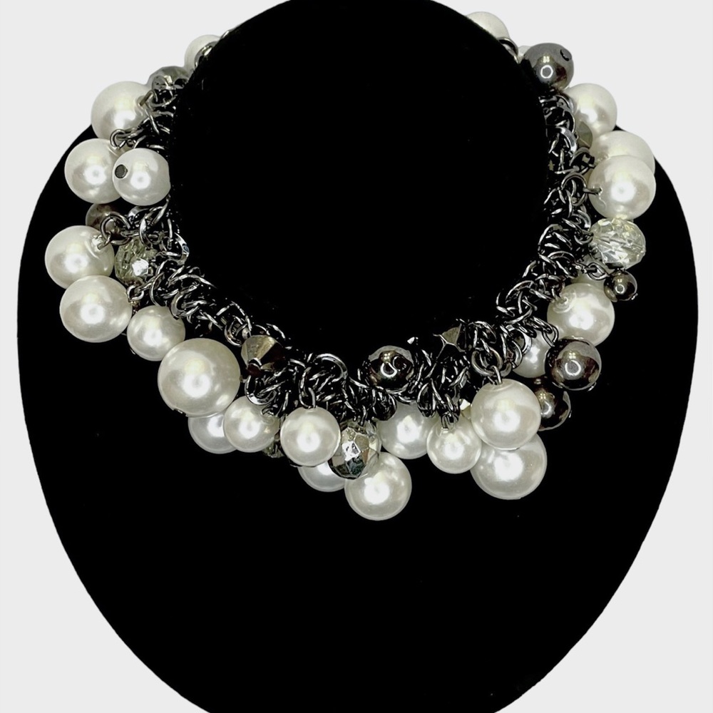 Bracelet with Faux Pearls